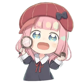🔎 emoji Кагуя @Nyasticks Telegram sticker 13 of 35