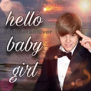 Sticker from Justin Bieber