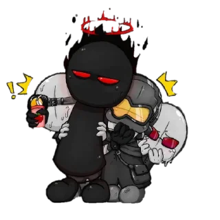 😖 emoji Madness combat Telegram sticker 12 of 28