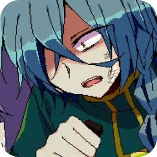 😰 emoji Ashe Bradley e Sirius Gibson Telegram sticker 19 of 70
