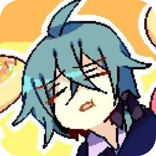 😩 emoji Ashe Bradley e Sirius Gibson Telegram sticker 5 of 70