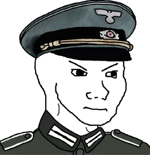 😠 emoji Right Wojak Telegram sticker 5 of 15