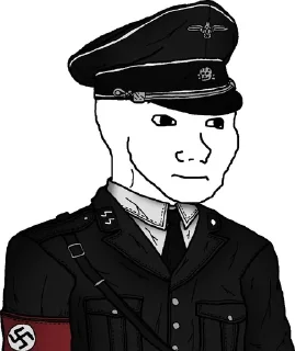 😐 emoji Right Wojak Telegram sticker 2 of 15