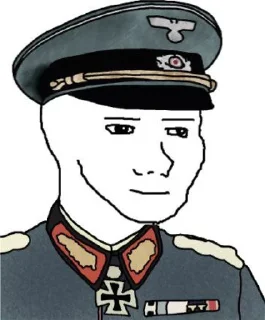 🙂 emoji Right Wojak Telegram sticker 7 of 15