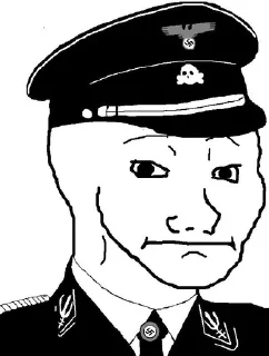 😐 emoji Right Wojak Telegram sticker 15 of 15