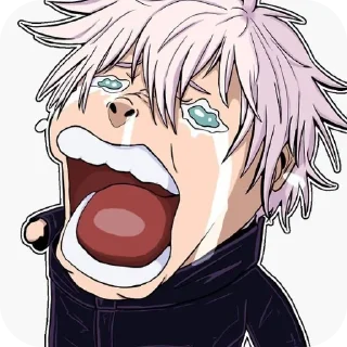 😭 emoji @Earth928B <- Магическая Битва Telegram sticker 19 of 35