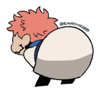 🍑 emoji @Earth928B <- Магическая Битва Telegram sticker 5 of 35