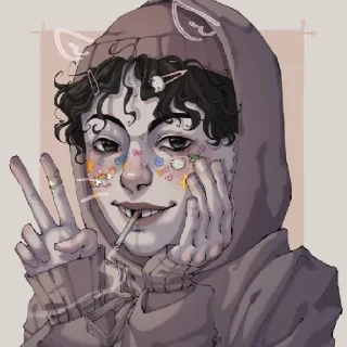 😉 emoji Зайчик Telegram sticker 5 of 47