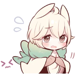 🥺 emoji Зайчик @tg_sticks Telegram sticker 15 of 41
