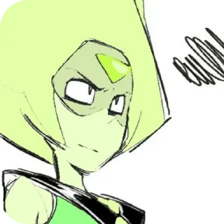 ✋ emoji Peridot Telegram sticker 21 of 28
