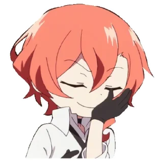 😅 emoji Накахара Чюя @stickerss21 Telegram sticker 14 of 50
