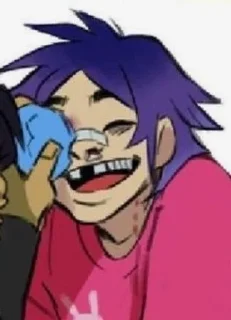 😄 emoji 2-D (Gorillaz) Telegram sticker 20 of 120