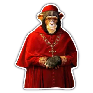🤴 emoji monkey Telegram sticker 14 of 18
