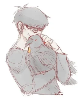 Sticker from Murdoc (Gorillaz)