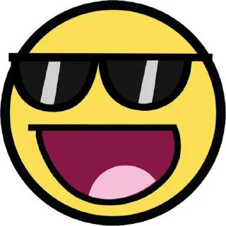 Sticker from epic face
