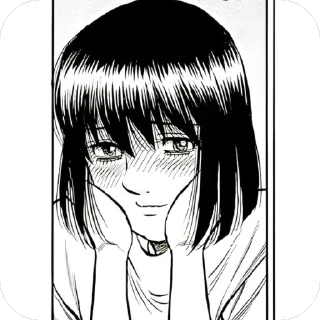☺️ emoji ♥𐌺ᥙⲙi 𐌑ᥲsɦiδᥲ ! Hajimenoippo !! Telegram sticker 11 of 45
