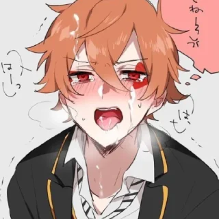 😱 emoji Ахегао Telegram sticker 9 of 24
