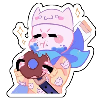 🍩 emoji Blueink Telegram sticker 15 of 22