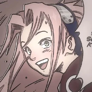 🌸 emoji Sakura Haruno by @skraharuno Telegram sticker 9 of 100