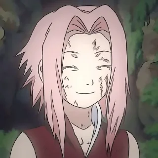 🌸 emoji Sakura Haruno by @skraharuno Telegram sticker 10 of 100