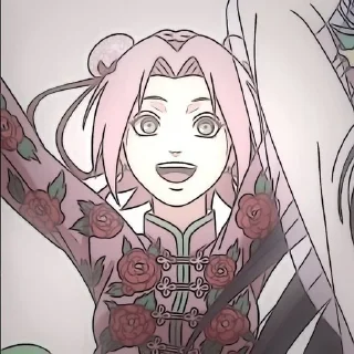 🌸 emoji Sakura Haruno by @skraharuno Telegram sticker 7 of 100