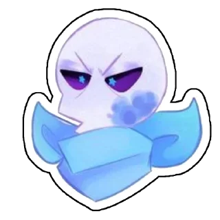 😠 emoji Blueink Telegram sticker 6 of 22