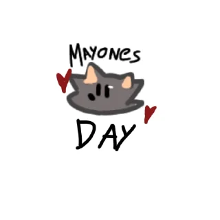 💞 emoji MAYONES DAY STICKERS Telegram sticker 6 of 9