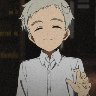 😊 emoji promised neverland Telegram sticker 13 of 33
