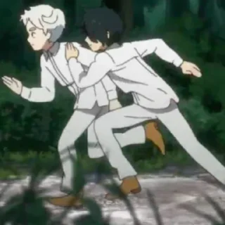 🏃 emoji promised neverland Telegram sticker 19 of 33