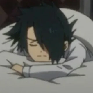 😴 emoji promised neverland Telegram sticker 6 of 33