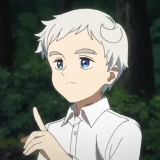 😠 emoji promised neverland Telegram sticker 11 of 33