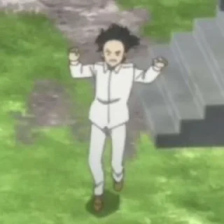 👨‍🦲 emoji promised neverland Telegram sticker 17 of 33