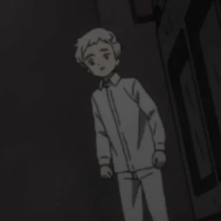 😦 emoji promised neverland Telegram sticker 21 of 33