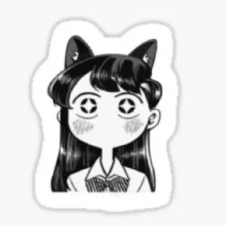 😸 emoji Коми Сан @hghhguh Telegram sticker 24 of 50