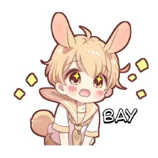 Sticker from Милый зайчик - @tg_sticks