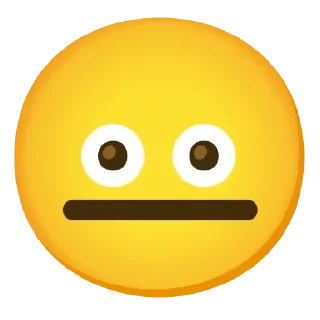 😒 emoji Emoji Kitchen Telegram sticker 10 of 91