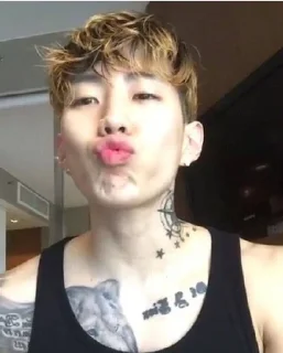 😚 emoji JayPark Telegram sticker 10 of 23