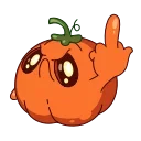 🖕 emoji Pumpkin Jack (@TgSticker) Telegram sticker 16 of 48
