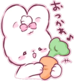 Sticker from зайчик ;; @cuppoftea