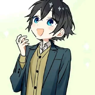 🤗 emoji Миямура Telegram sticker 7 of 20