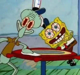 👯‍♀️ emoji spongebob for every day Telegram sticker 20 of 120