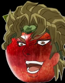 🍎 emoji Za warudo Telegram sticker 2 of 52