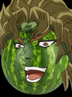 🍉 emoji Za warudo Telegram sticker 1 of 52