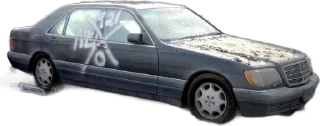 Sticker from crashed car