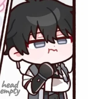 ☹️ emoji Dan Heng by @lnak0 Telegram sticker 13 of 15