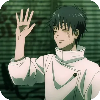 👋 emoji Магичка @jujutsu_jjk_kaisen Telegram sticker 8 of 110
