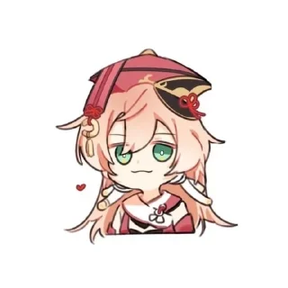 ❤️‍🔥 emoji ʏ ᴀ ɴ ғ ᴇ ɪ 烟绯 Yān fēi @demkell Telegram sticker 19 of 70