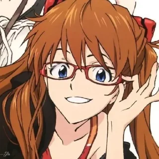 ⚰️ emoji Asuka. Telegram sticker 21 of 74