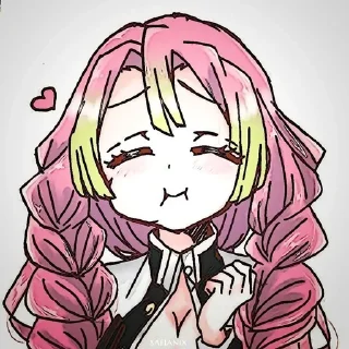 🎀 emoji ; mitsu !! 🌸 @stikiqqv Telegram sticker 24 of 34