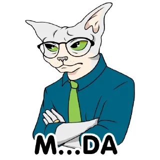 😒 emoji Кот RезидентЪ Telegram sticker 11 of 12